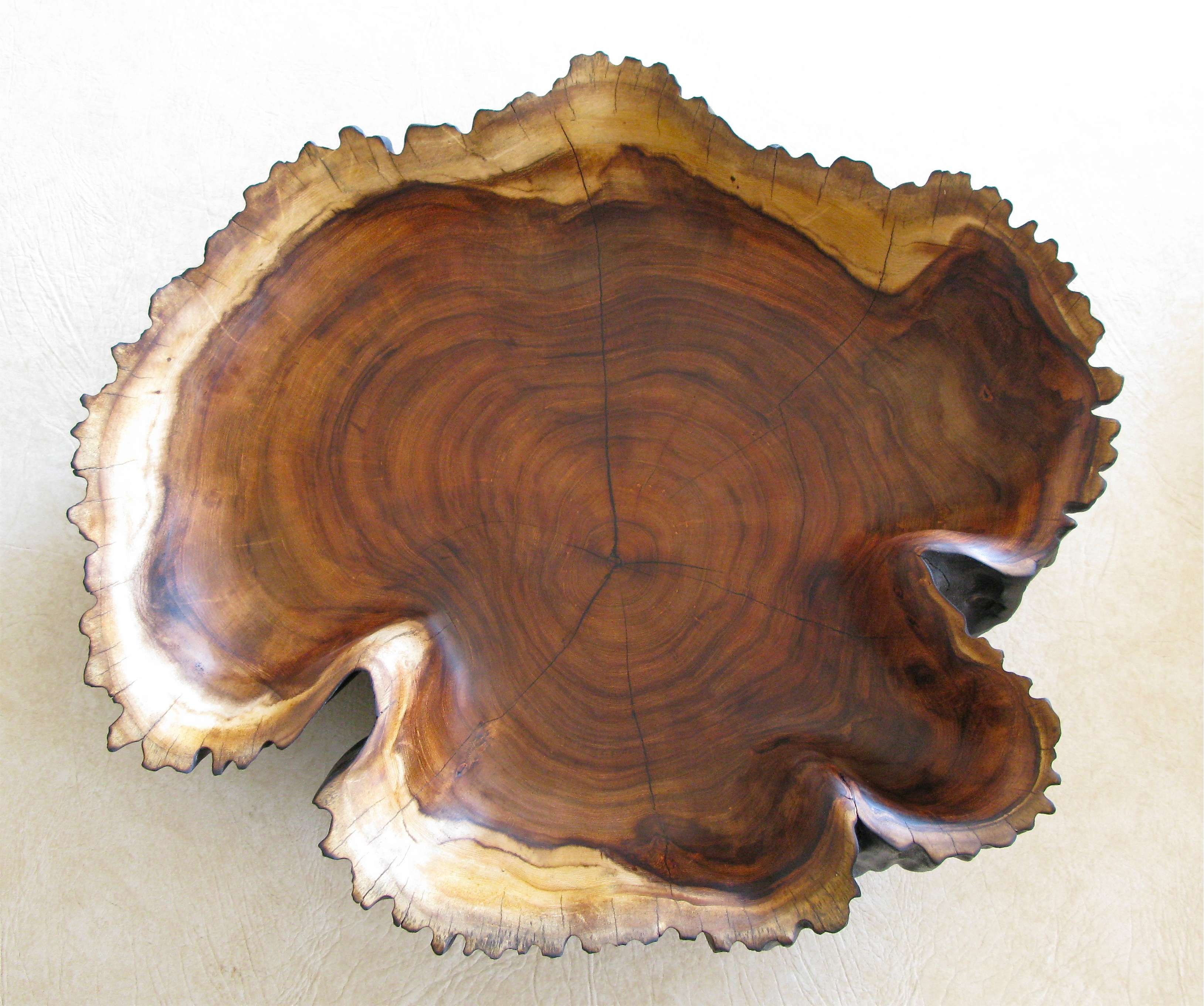 Vessel from South American mesquite trunk